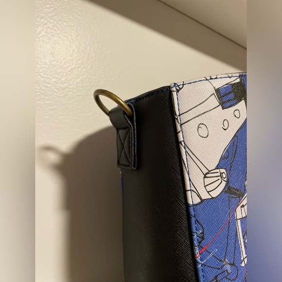 💫SALE💫 Loungefly Star Wars Space Battle Scribble Art Satchel - Picture 5 of 6